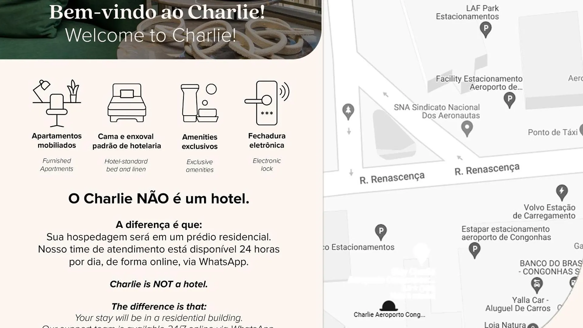 Charlie Aeroporto Congonhas Cgh Apartamento São Paulo